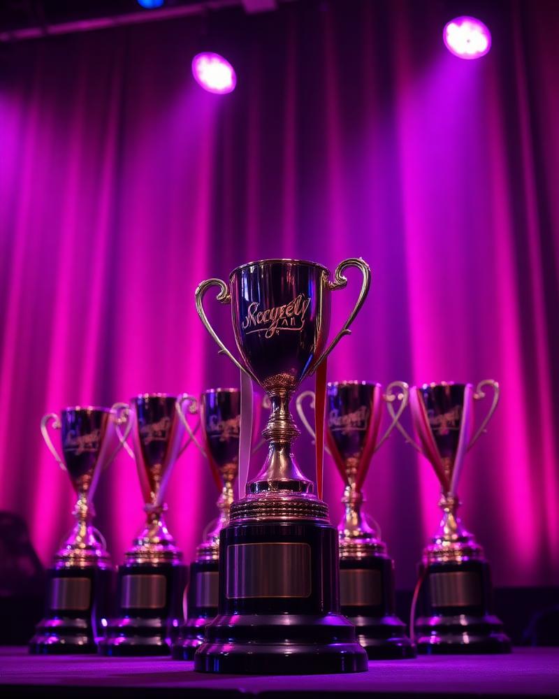 Troféus da premiação